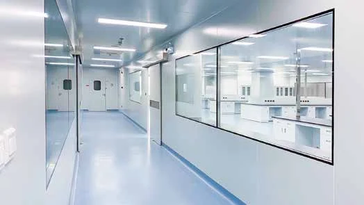 ZY catalogue corridor layout showing partition walls and observation glazing